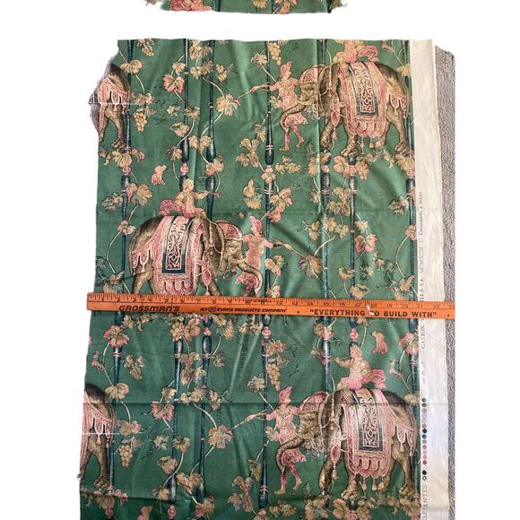 Gaston Y Daniela "Elefantes" fabric vintage swatch - Picture 5 of 8